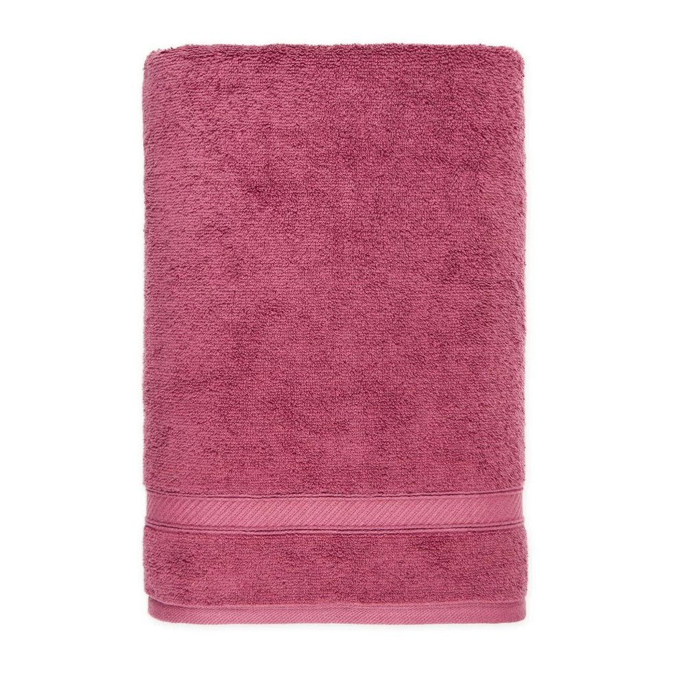 brand new Nestwell Hygro 100% Cotton 34x68 inch BATH SHEET in DRY ROSE color